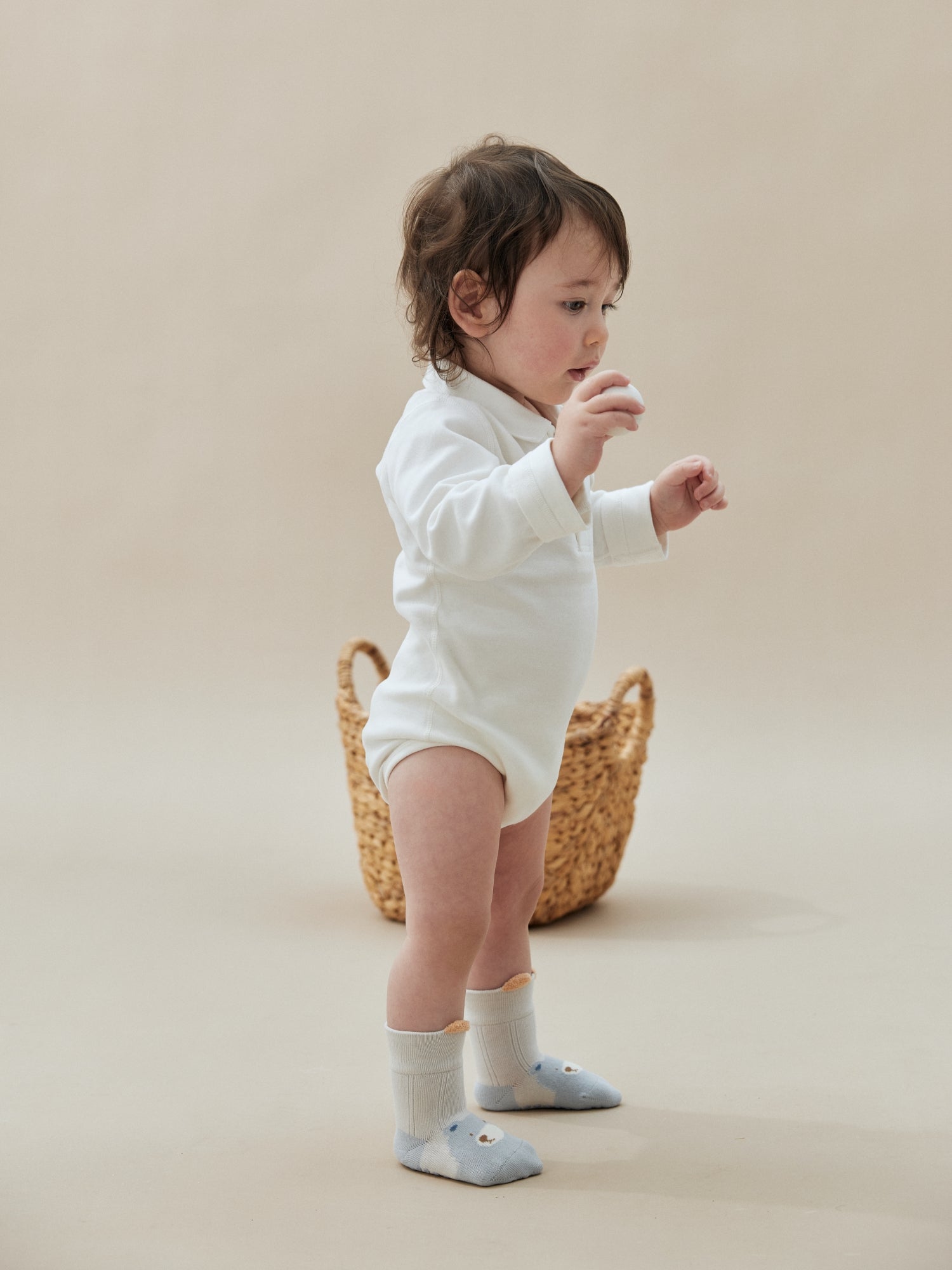 Babies' Non-Slip Socks for New Walkers-3 Pack