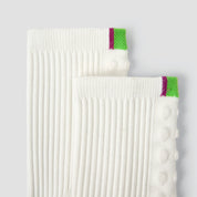 Cushioned Crew Socks - White