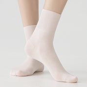 Women's 99% Supima® Cotton Silk-Touch Quarter Socks - product photo showing soft cotton comfort