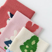Kid‘s Garden Picnic Cotton Crew Socks 5-Pack