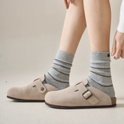 Button Cuff Socks