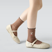 Kid's Sweet Earthy Ribbed Socks - 3 Pairs