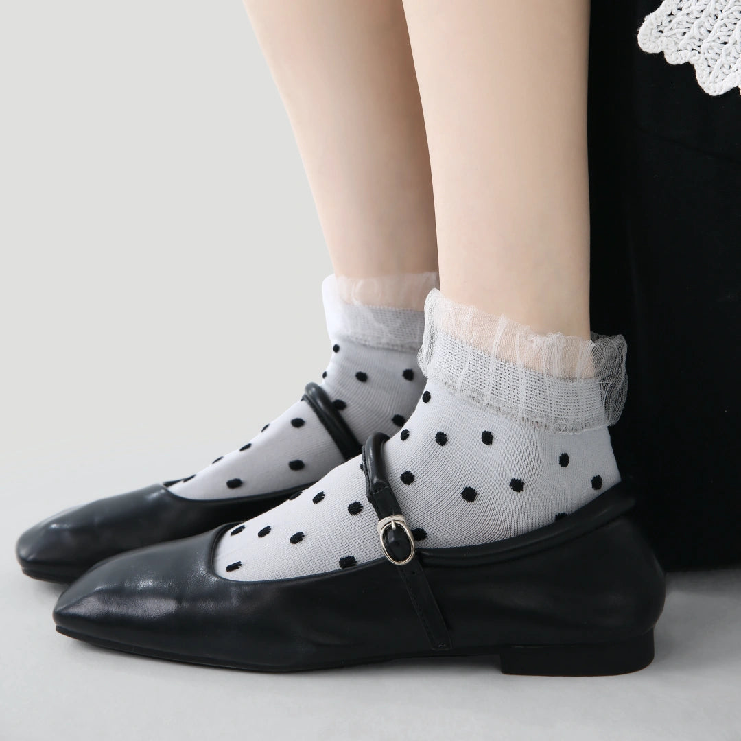 Retro Bloom Floral Relief Ankle Socks 3-Pack