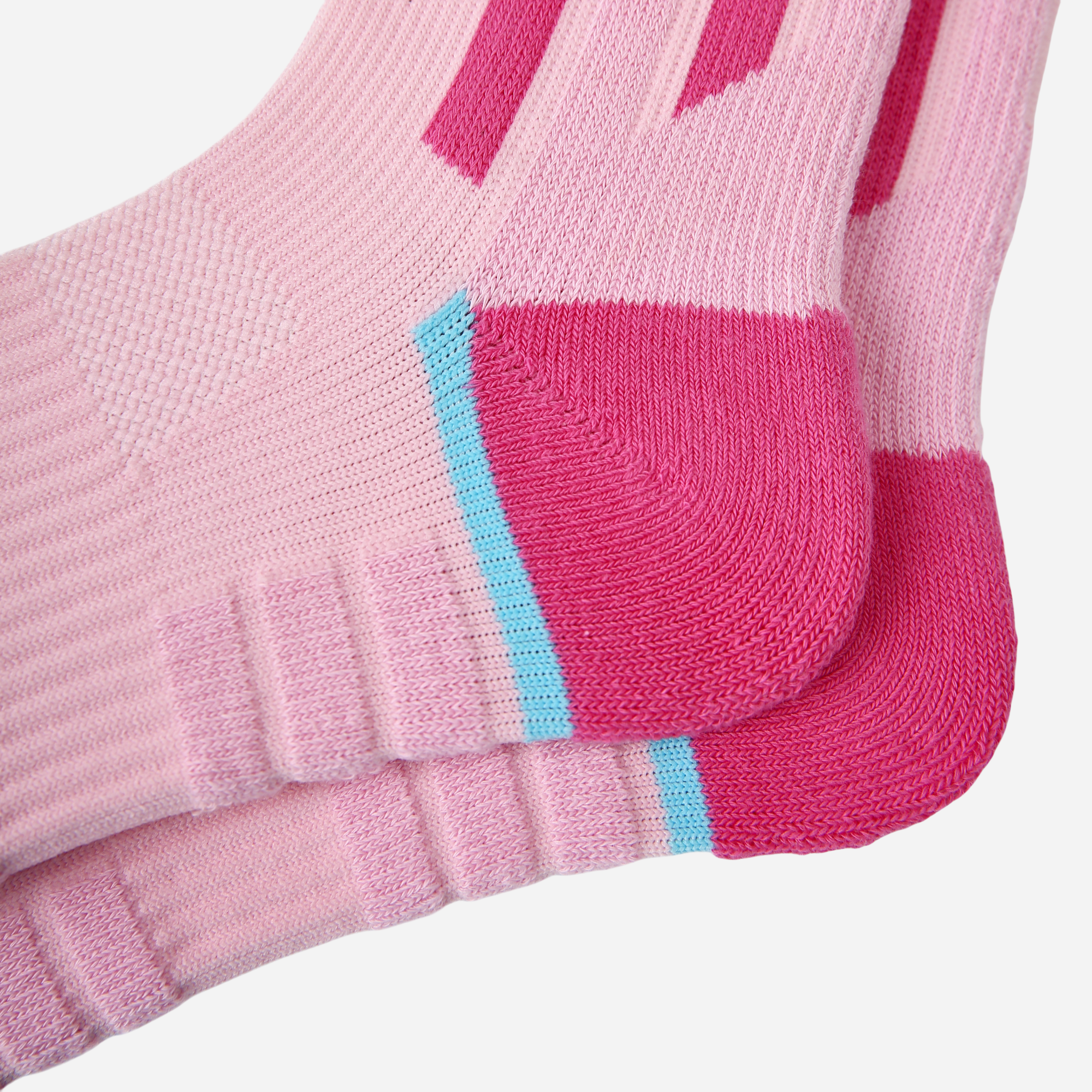 Women's Performance Athletic Crew Socks-Pink-1 Pack