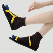 Pop Art Geometry Vibrant Ankle Socks 3-Pack