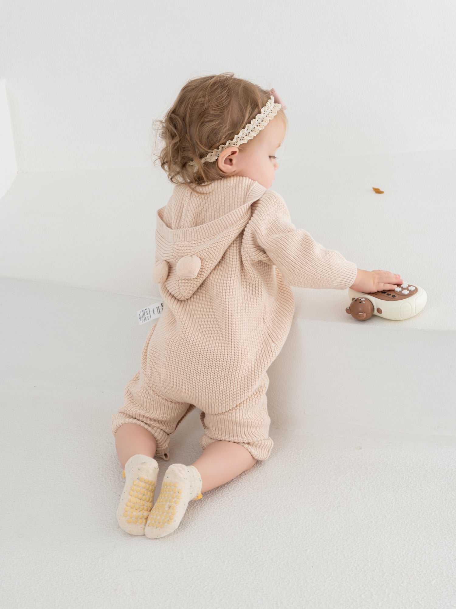 Babies' No-Show Grip Socks-1 Pack