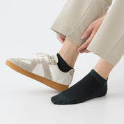 Men's 99% Supima® Cotton Breathable Mesh Low Cut Socks - product photo showing breathable mesh comfort