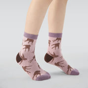 Kid's Girls' Preppy Charm Crew Socks - 5 Pairs