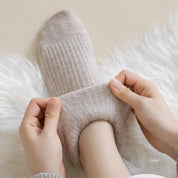 41% Wool Brushed "Fuzzy" Slouch Socks