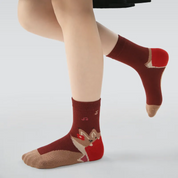 Kid's Sweet Woodland Animal Socks - 5 Pairs