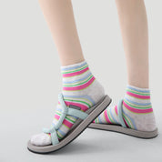 Chromatic Vision 3D Textured Ankle Socks 3-Pack