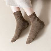 Durable Cotton Rib Socks