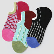 Patterned No-Show Socks