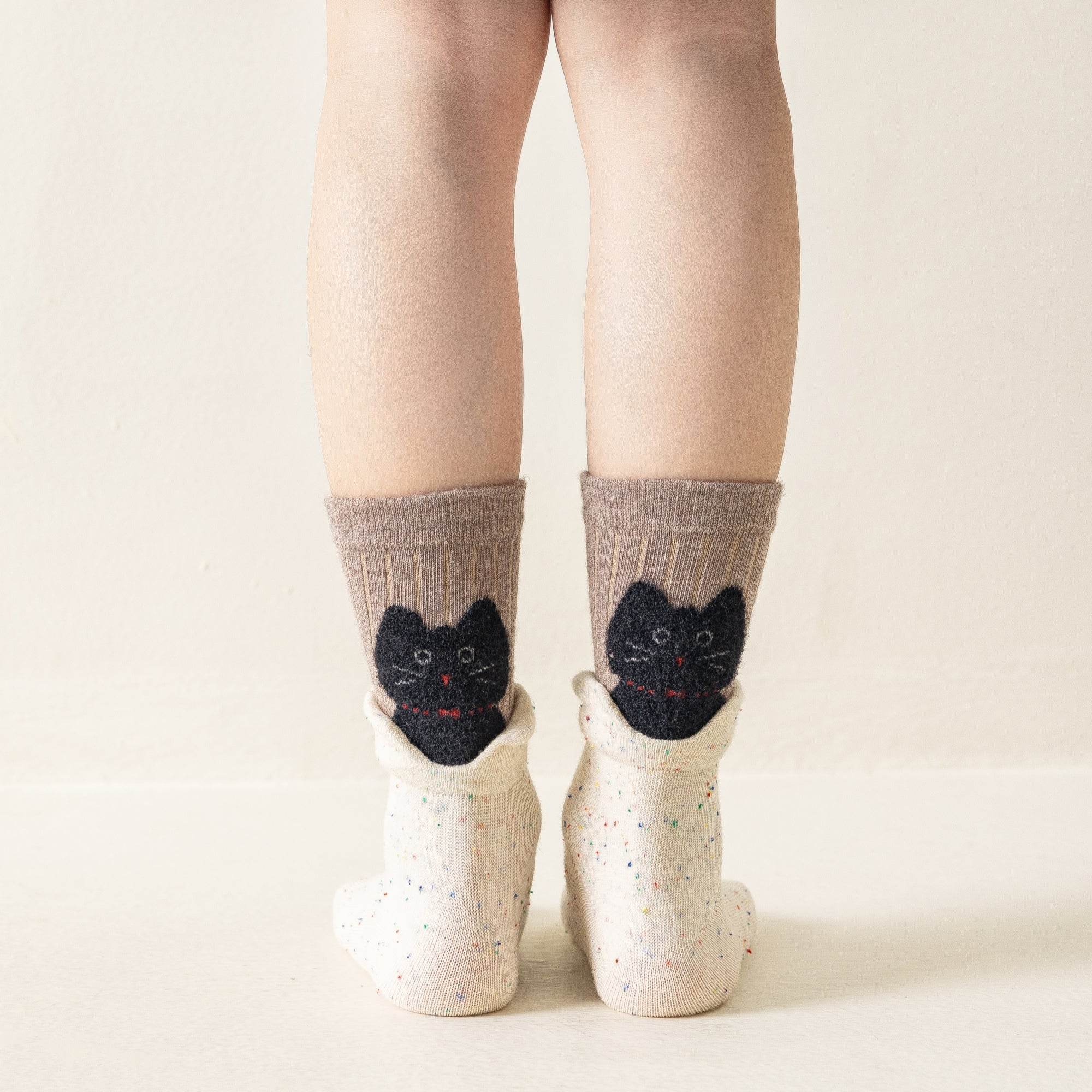 Kid's Peeking Pets Crew Socks - 4 Pairs - Weavasocks