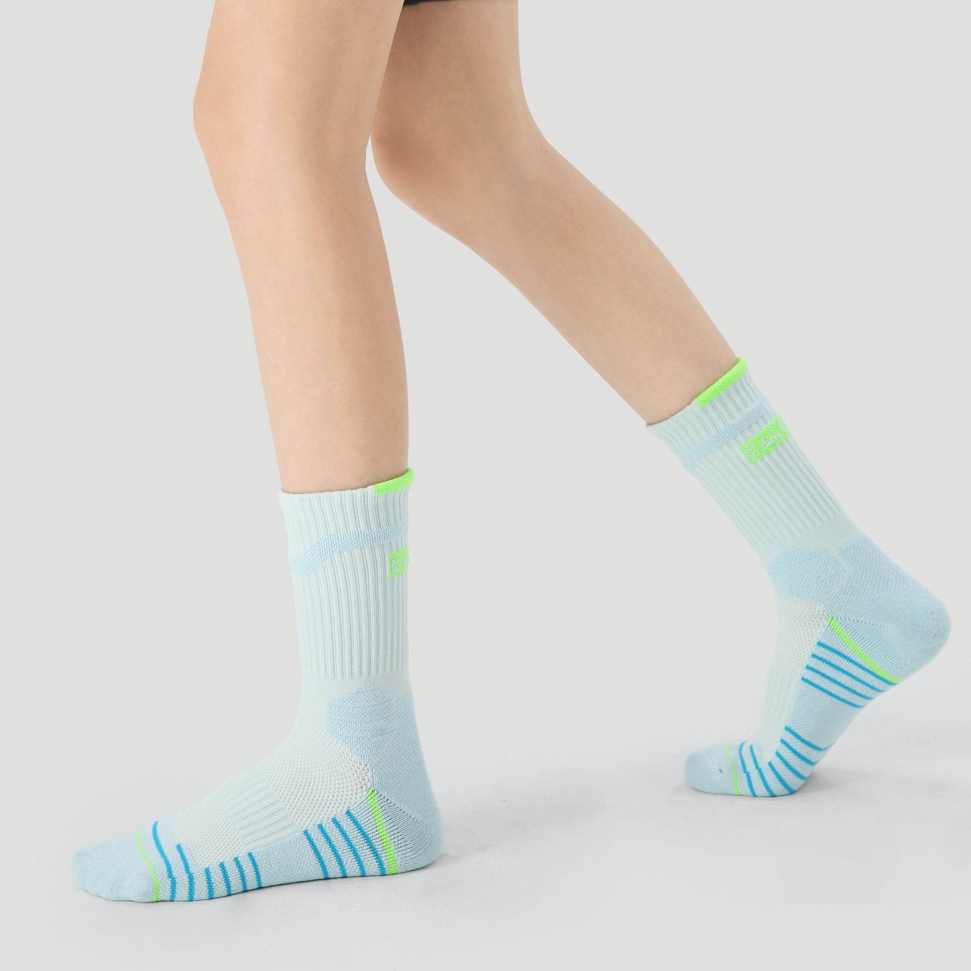 Women's Performance Cushioned Crew Socks - Sky Blue