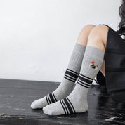 Kid's Preppy Pup Crew Socks - 2 Pairs - Weavasocks