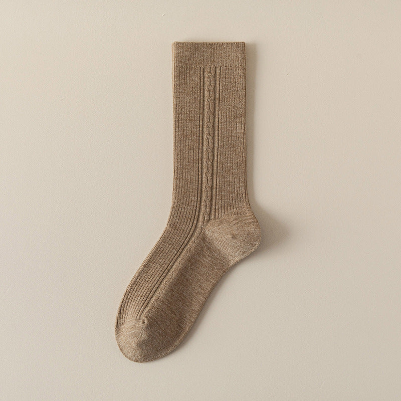 Silk Blend Cable Socks