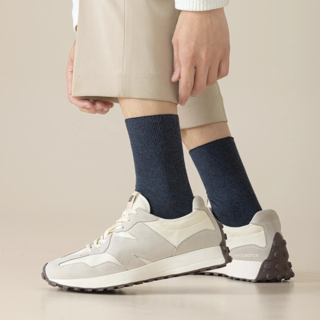 Men's Big & Tall 98% Cotton Loose Top Socks