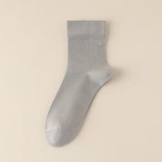 Men's 65% Modal & Mulberry Silk Blend Business Socks