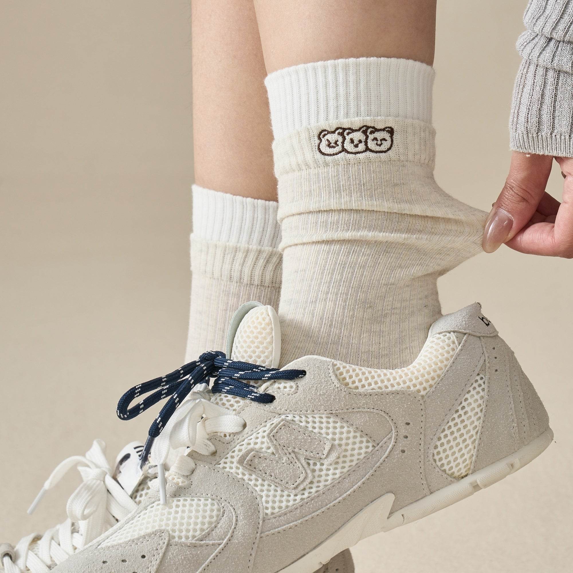 Women's Athleisure Ribbed Crew Socks - Single Pair