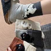 Peeking Cat Socks