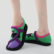 Women's Fun & Whimsical Summer Pattern No-Show Socks (5-Pack)