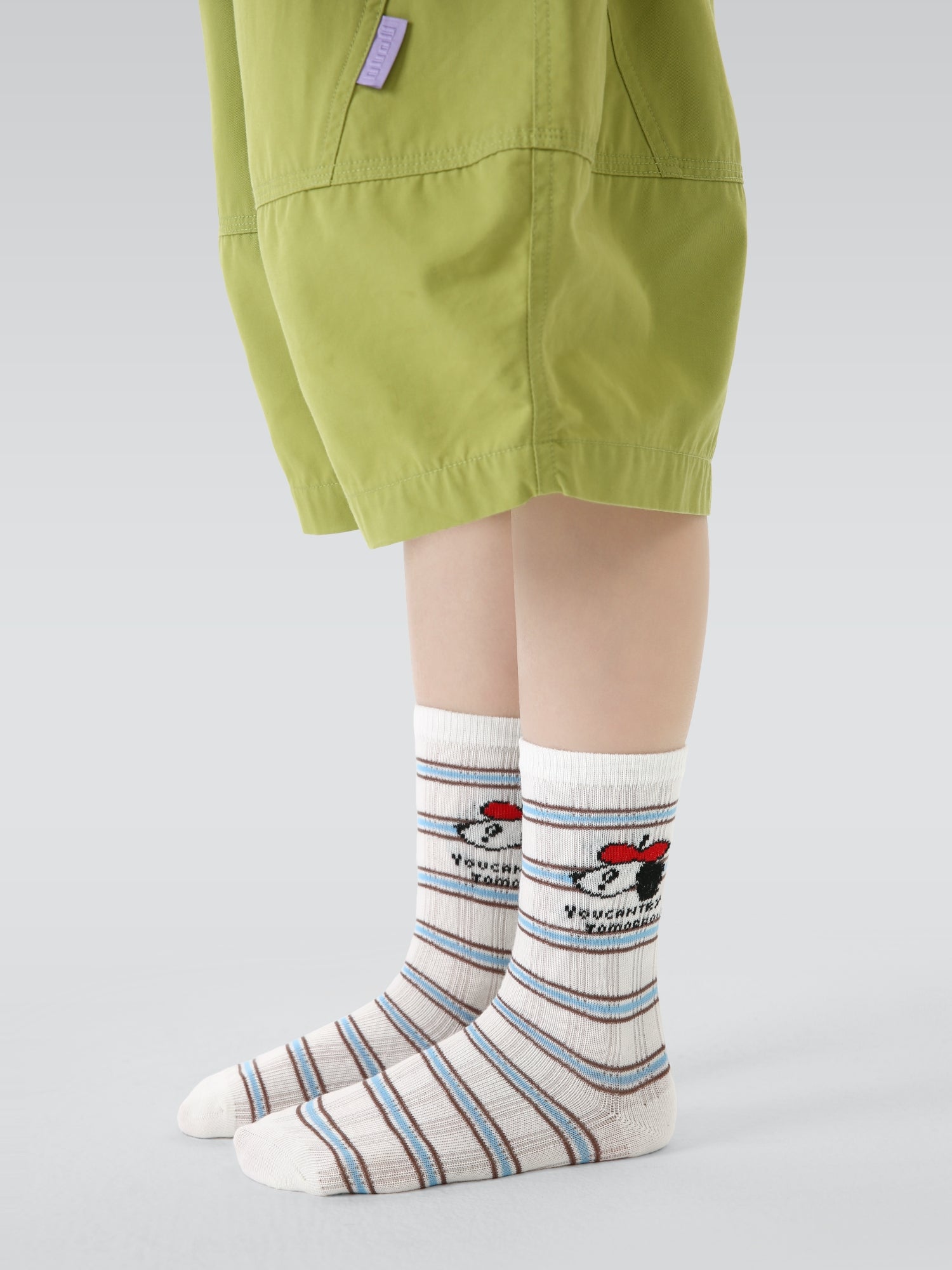 Kids' Red Cap Crew-4 Pack