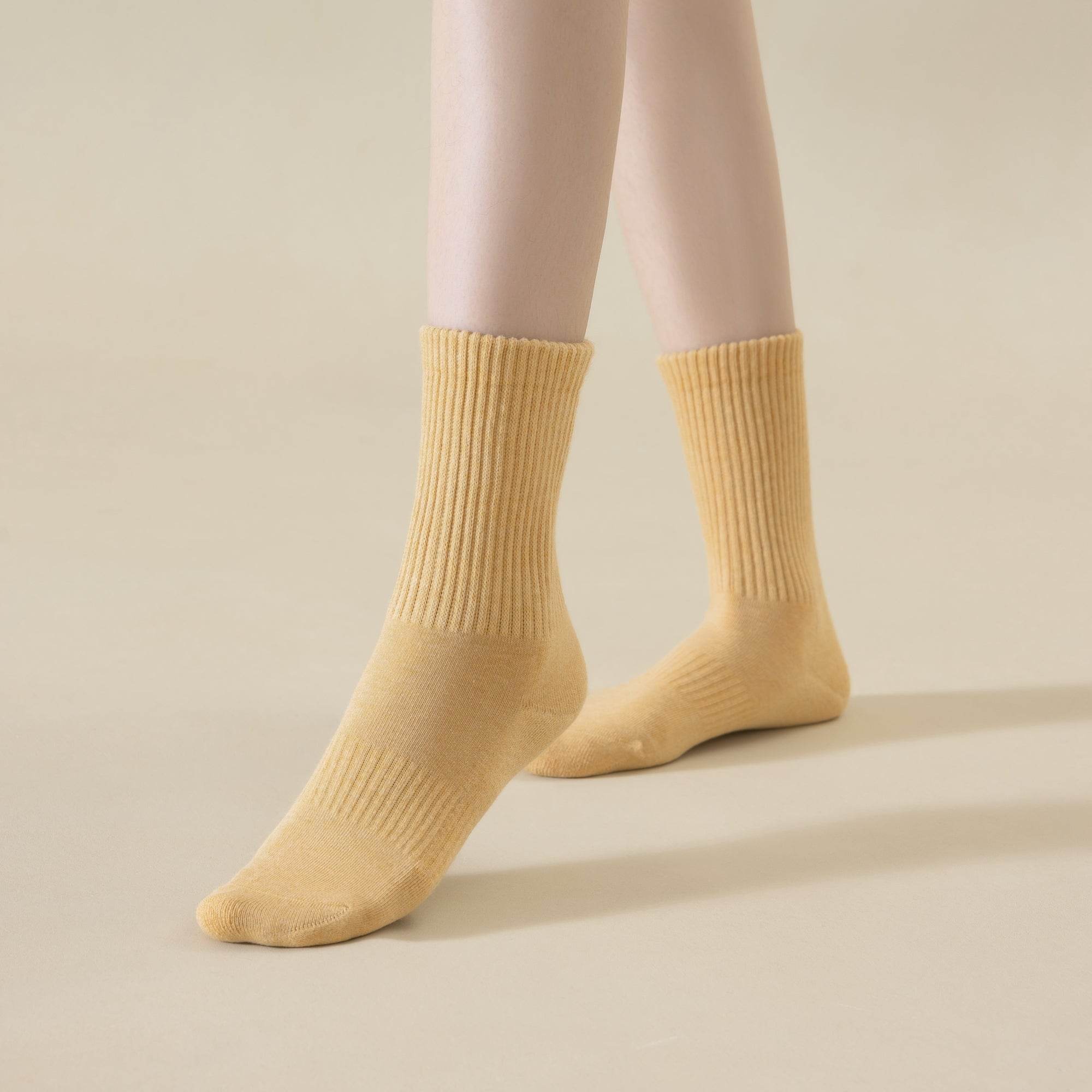 Women's Cloud-Terry Cushioned Crew Socks - 5 Pairs