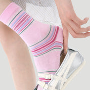 Women's Metallic Shimmer Mesh Crew Socks (3-Pack) - sock set showing breathable mesh comfort