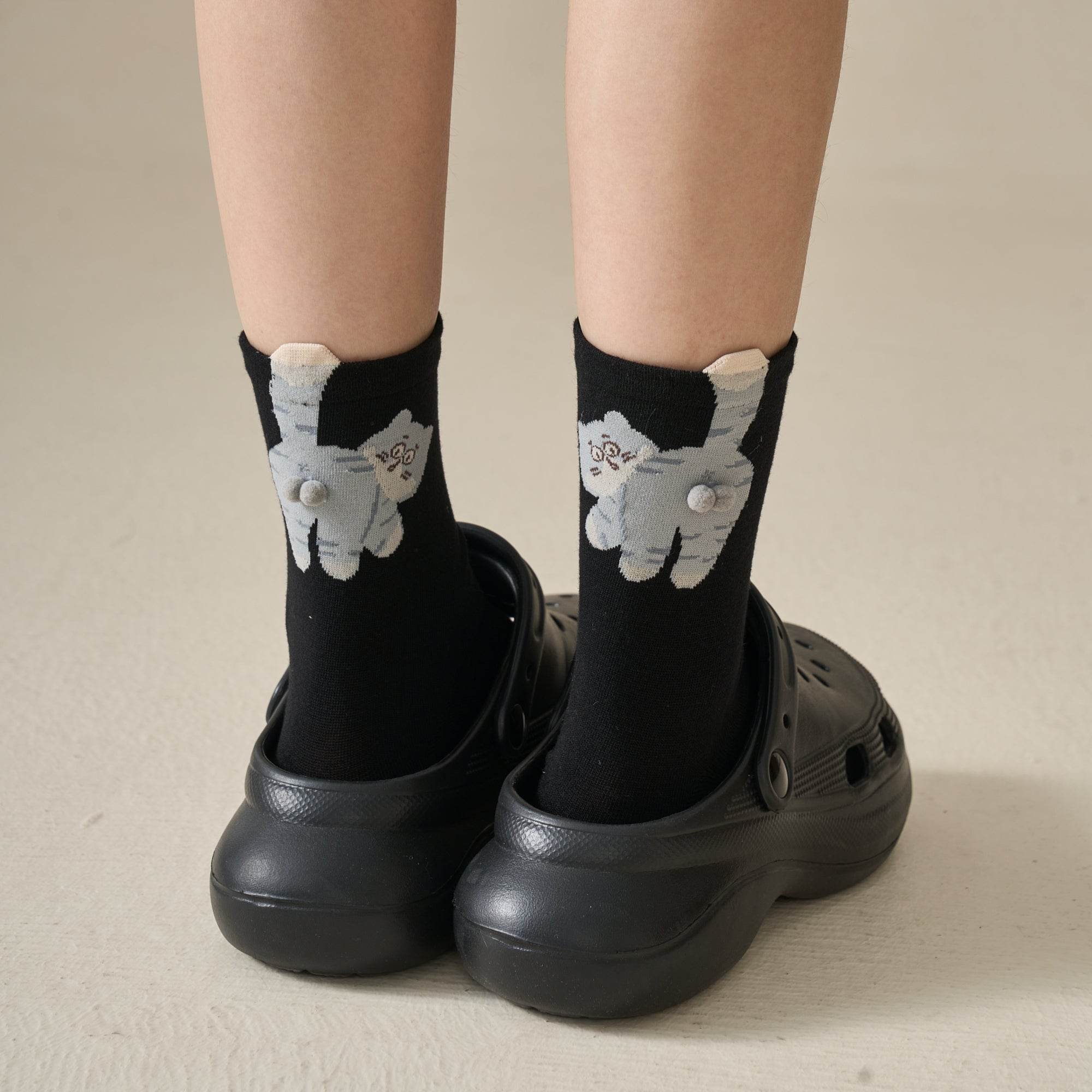 Women's Cute 3D Novelty Animal Socks - Single Pair