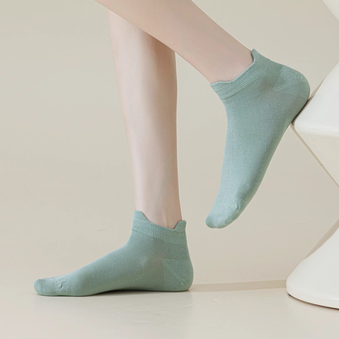 Women's 98% Cotton Heel Tab Ankle Socks