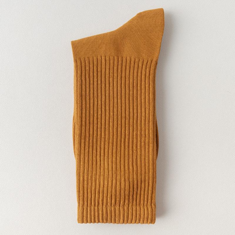 Men's 92% Cotton Ribbed Tall Crew Socks