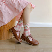 Kid's Girls' Bunny & Cherry Crew Socks - 5 Pairs - Weavasocks