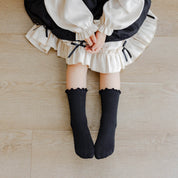 Kid's Lettuce Edge Crew Socks - 5 Pairs - Weavasocks