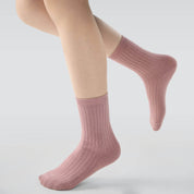 Kid's Classic Solid Color Ribbed Socks D - 5 Pairs - Weavasocks