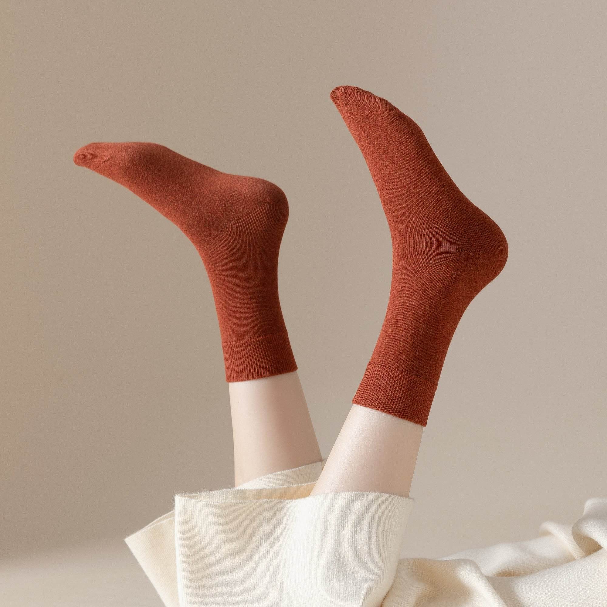 Women's Cloud-Soft Heathered Socks - 5 Pairs