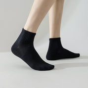 "Titan Mesh" Big & Tall Men's Ankle Socks - product photo showing breathable mesh comfort