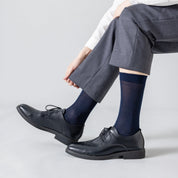 Men's Luxury 6A Silk Dress Crew Socks