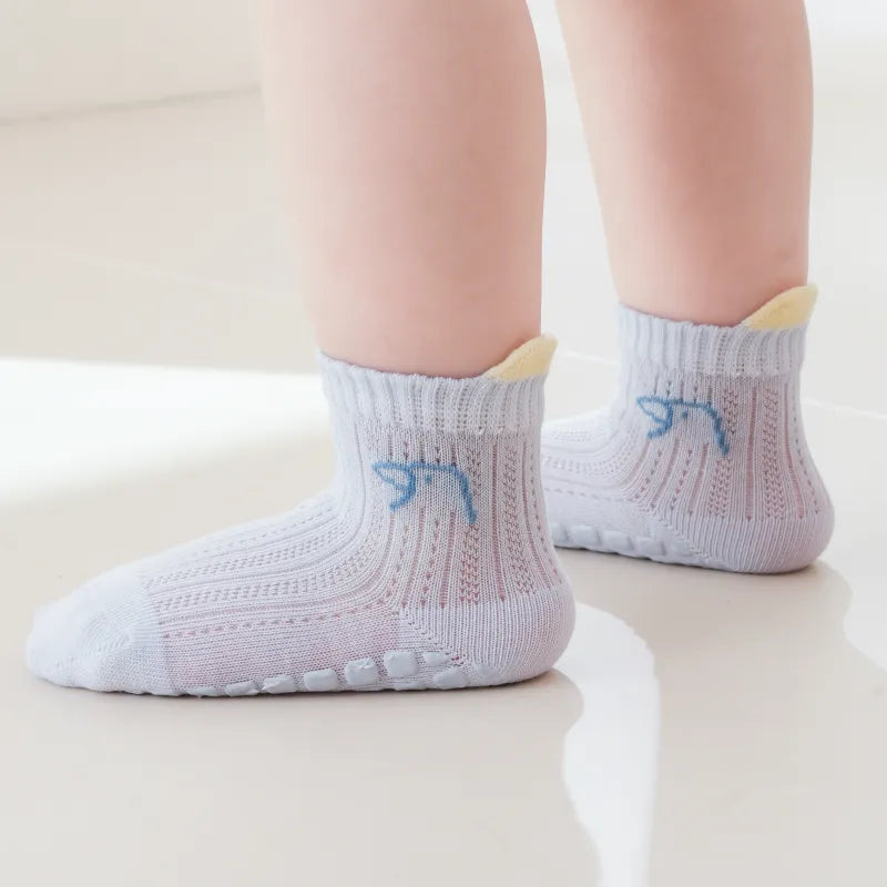 Babies Steady Grid Grip Socks-4 Pairs