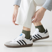Men's 98% Cotton Breathable Mesh Ankle Socks - product photo showing breathable mesh comfort