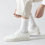 Men's 98% Cotton Classic Ribbed Crew Socks