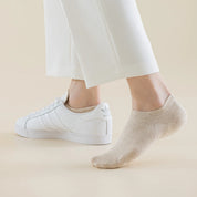 Men's 92% Cotton Heather Invisible Socks