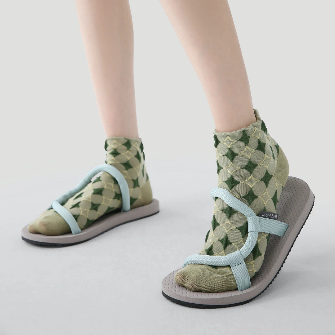 Vintage Floral Embossed Ankle Socks 3-Pack - sock set showing soft cotton comfort