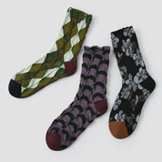 Jacquard Crew Socks