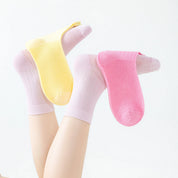 Kids' 99% Cotton Ultra-Soft Mesh Crew Socks (4-Pack) - sock set showing breathable mesh comfort