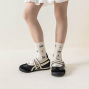 Kid's Confetti Bow Crew Socks - 5 Pairs - Weavasocks