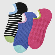 Textured No-Show Socks