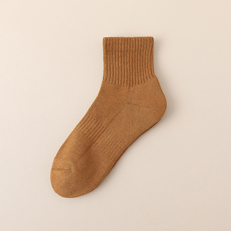 Durable Cotton Rib Socks