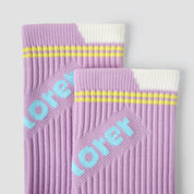Performance Crew Socks - Purple