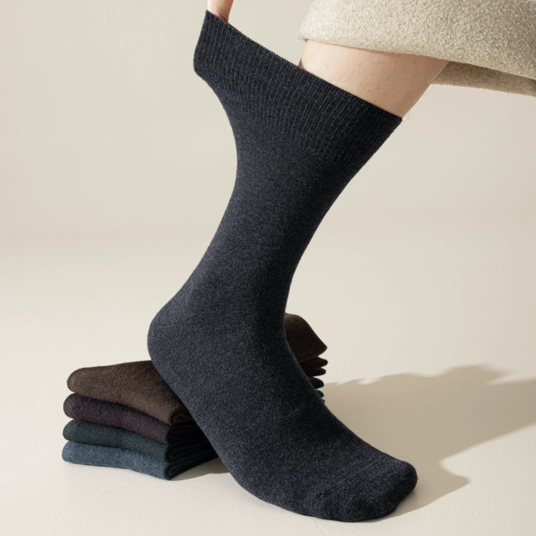 Men's 47.5% Wool Thermal Tall Crew Socks